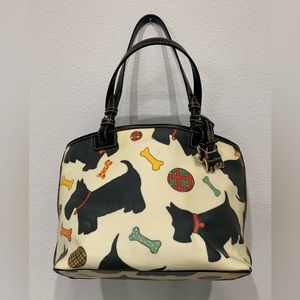 Vintage Dooney & Burke Scottie Tote.